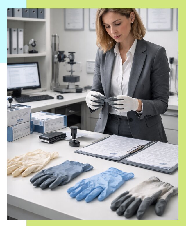 Сертификация перчаток в Камне-на-Оби от 8628 р. | Алешин-Кно