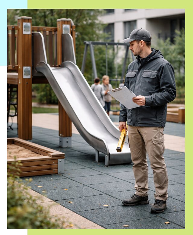 Сертификация детских площадок в Камне-на-Оби от 25375 р. | Алешин-Кно