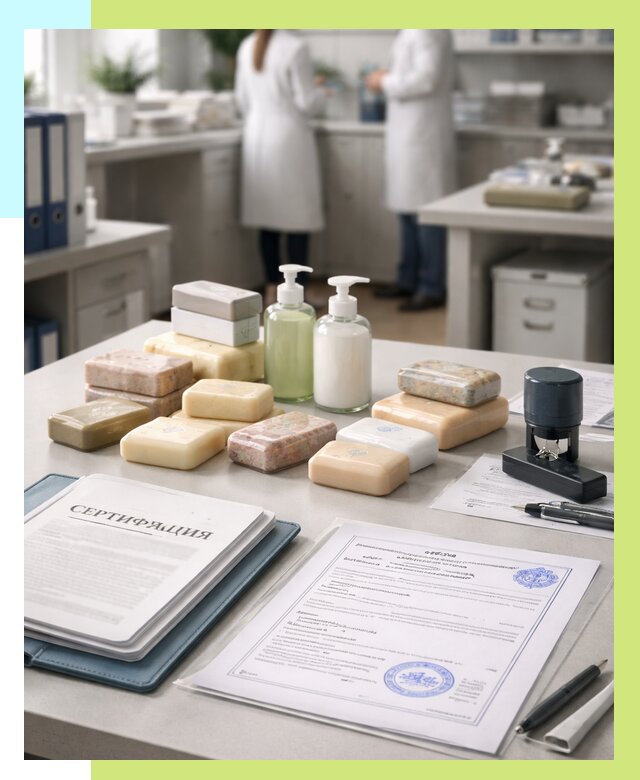 Сертификация мыла и сертификат на мыло в Камне-на-Оби от 12180 | Алешин-Кно