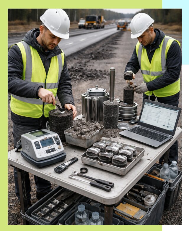 Сертификация асфальта: испытания и подтверждение в Камне-на-Оби