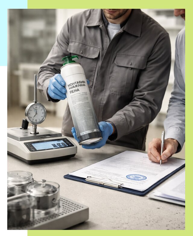 Сертификация монтажной пены в Камне-на-Оби от 15225 р. | Алешин-Кно