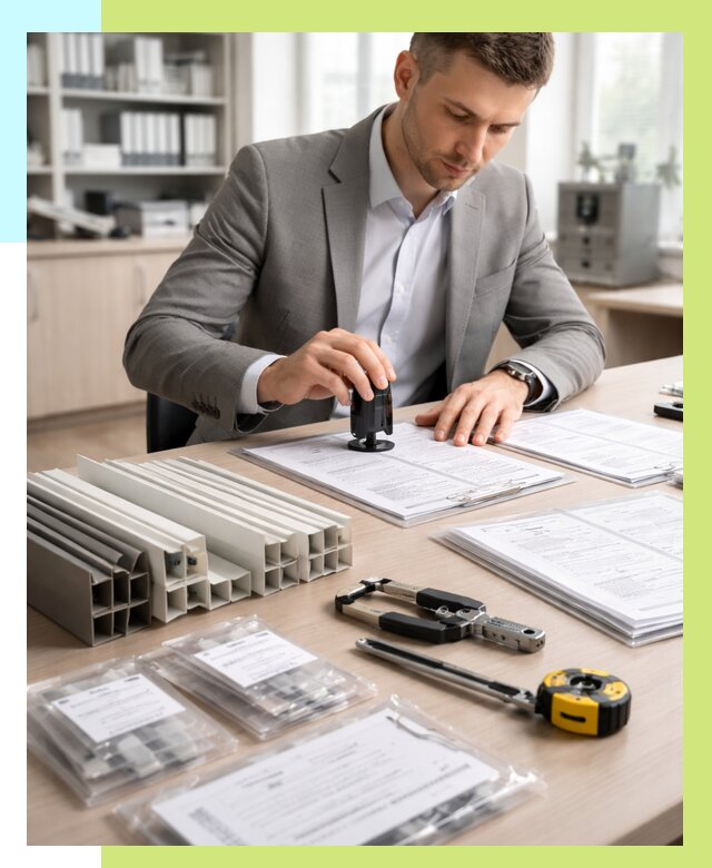 Сертификация ПВХ продукции в Камне-на-Оби от 8628 р., Алешин-Кно