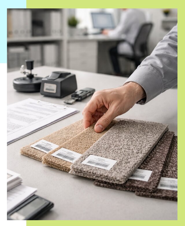 Сертификация ковролина в Камне-на-Оби от 15225 р., Алешин-Кно