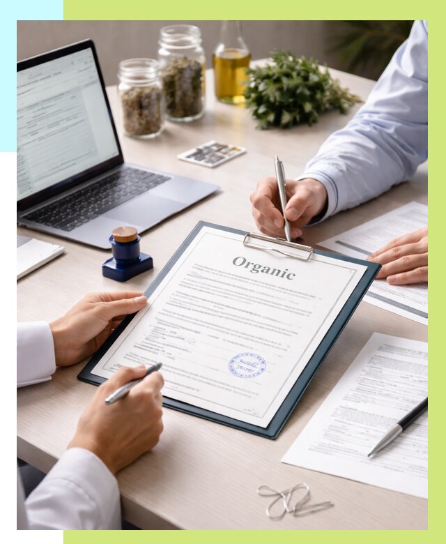 Оформление сертификат органик в Камне-на-Оби от 30450 р. | Алешин-Кно