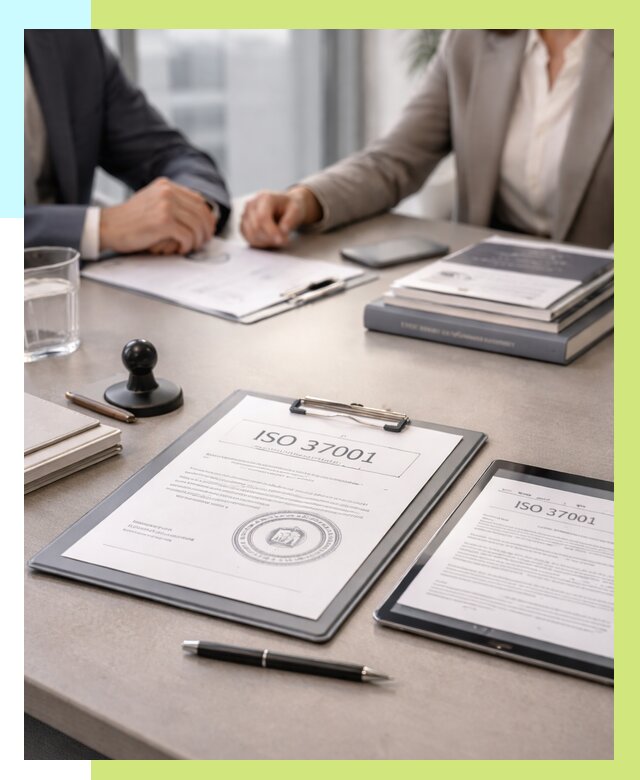 Сертификат ISO 37001 в Камне-на-Оби оформить от 121800 р. Алешин-Кно