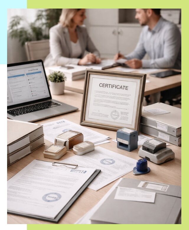 Сертификация компании в Камне-на-Оби от 45675 р. | Алешин-Кно — заказ